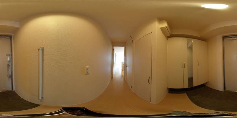 パノラマ画像玄関