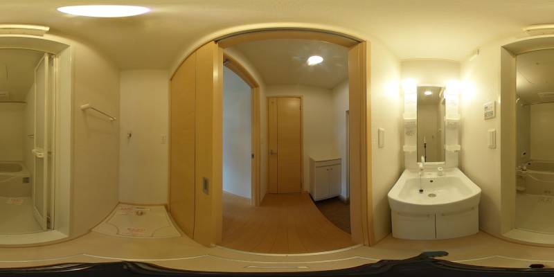 パノラマ画像洗面所