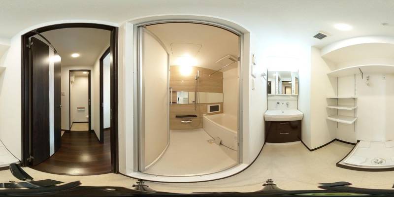 パノラマ画像洗面所