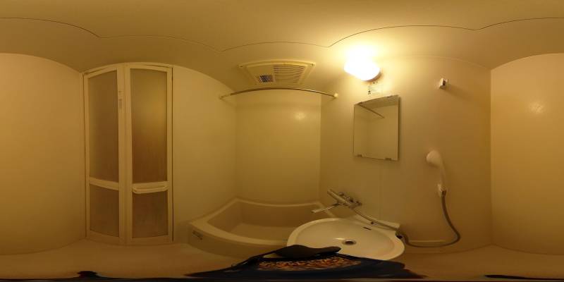 パノラマ画像バスルーム