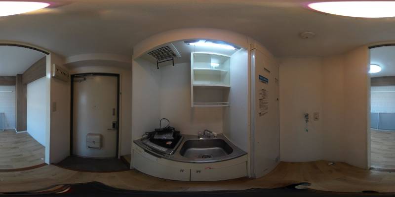 パノラマ画像キッチン