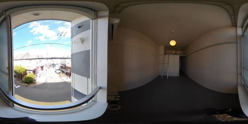 パノラマ画像バルコニー