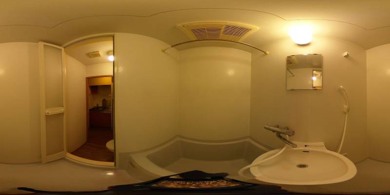 パノラマ画像バスルーム