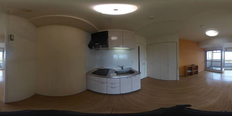 パノラマ画像キッチン