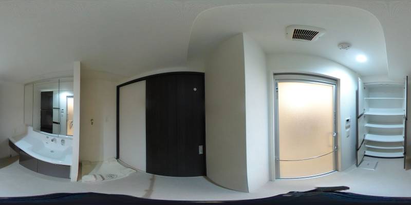 パノラマ画像洗面所