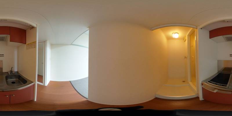 パノラマ画像キッチン