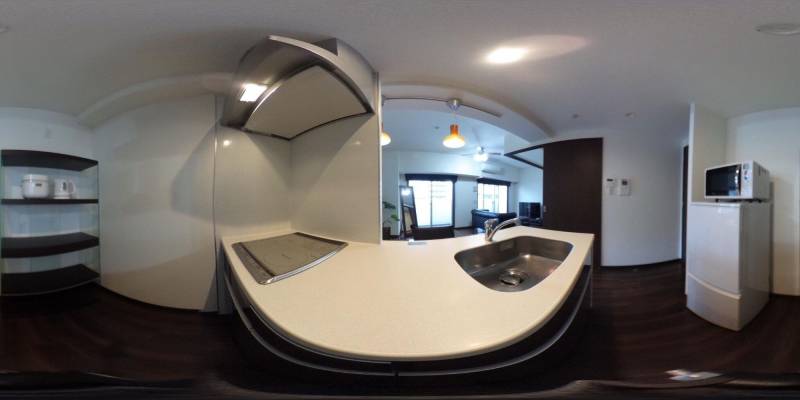 パノラマ画像キッチン