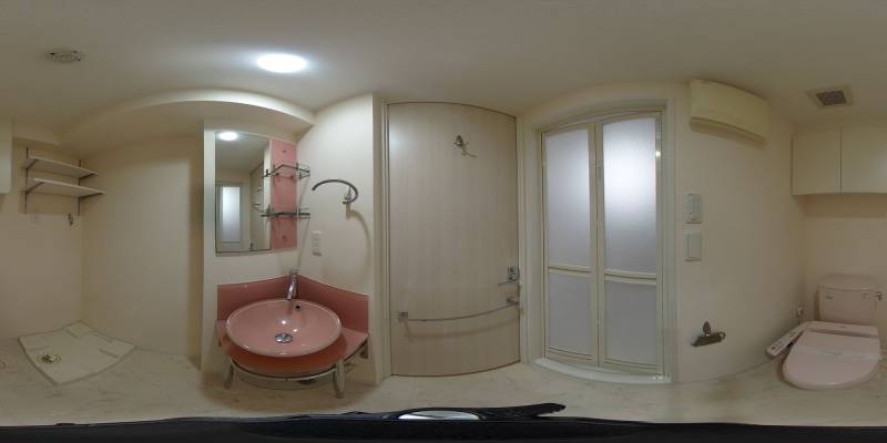 パノラマ画像洗面所