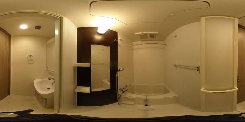 パノラマ画像バスルーム