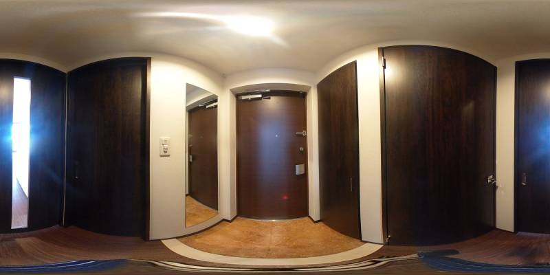 パノラマ画像玄関