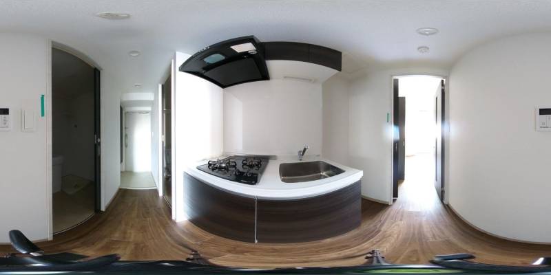 パノラマ画像キッチン