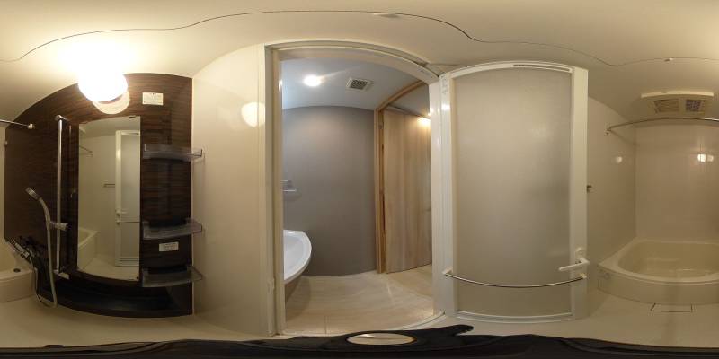 パノラマ画像洗面所