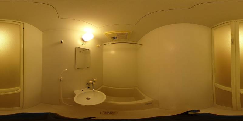 パノラマ画像バスルーム