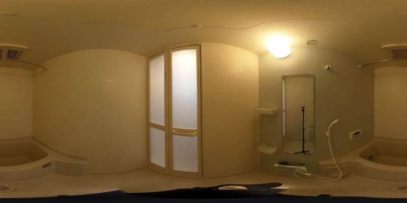 パノラマ画像バスルーム