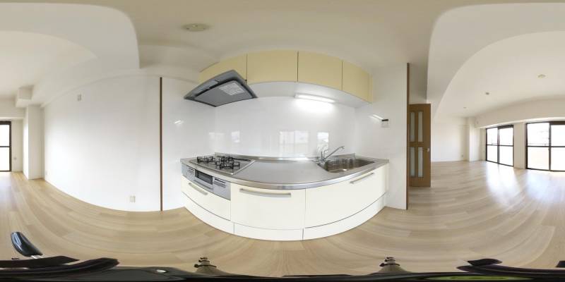 パノラマ画像キッチン