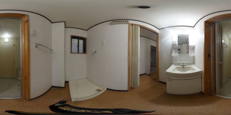 パノラマ画像洗面所