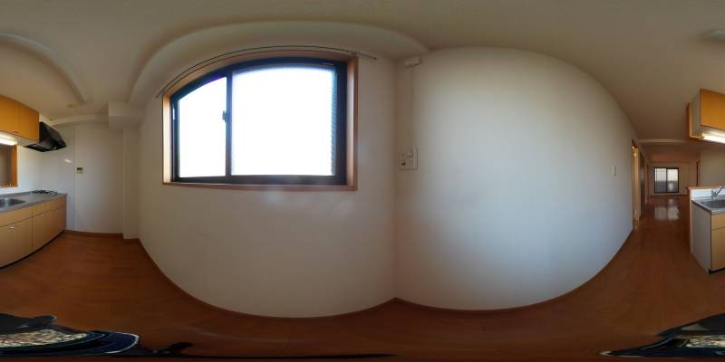 パノラマ画像キッチン
