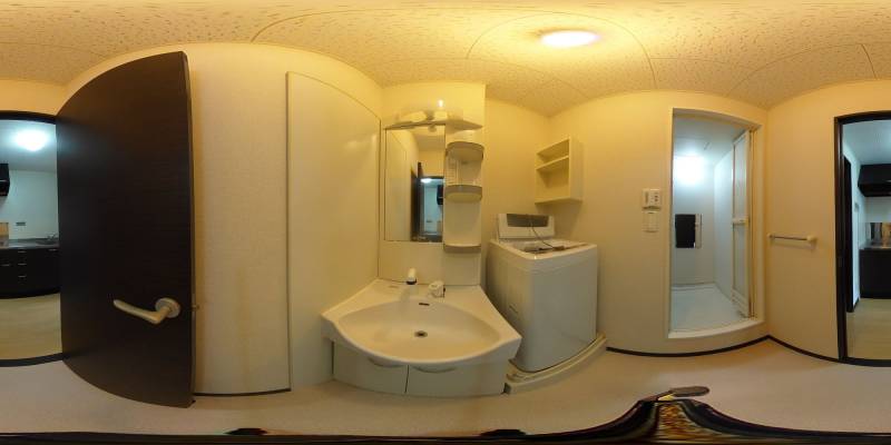 パノラマ画像洗面所