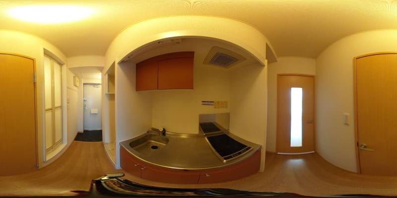 パノラマ画像キッチン