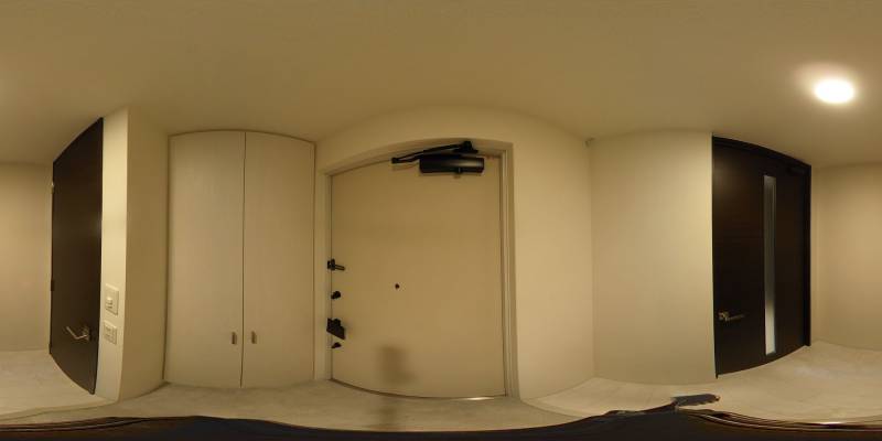 パノラマ画像玄関