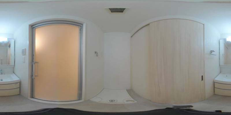 パノラマ画像洗面所