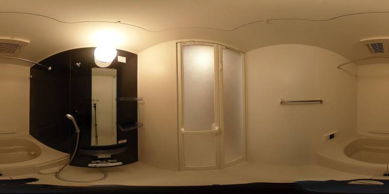 パノラマ画像バスルーム