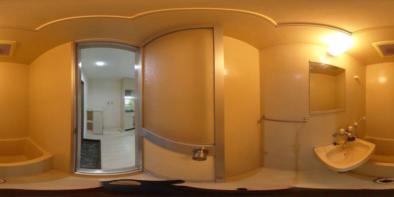 パノラマ画像バスルーム