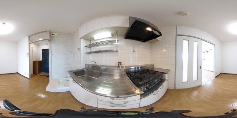 パノラマ画像キッチン