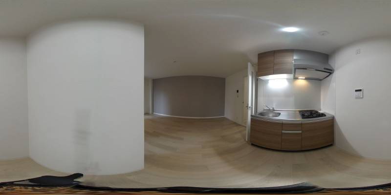 パノラマ画像キッチン