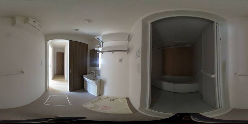 パノラマ画像バスルーム