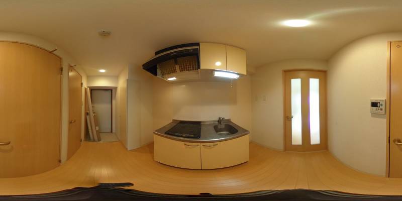 パノラマ画像キッチン