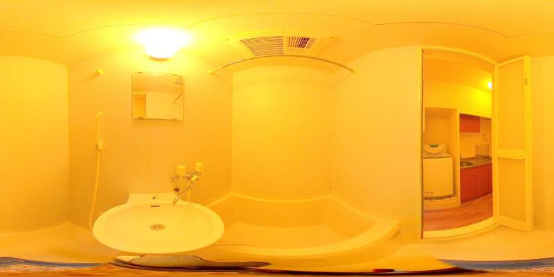 パノラマ画像バスルーム