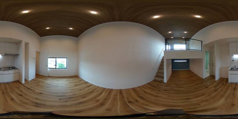 パノラマ画像リビング