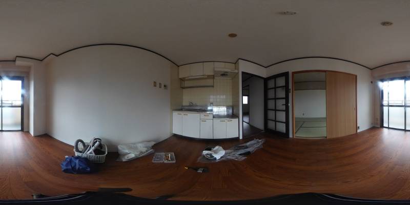 パノラマ画像キッチン