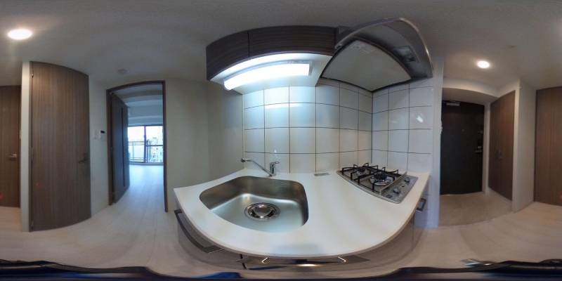 パノラマ画像キッチン