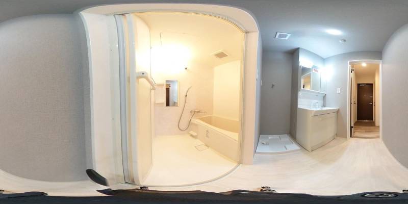 パノラマ画像バスルーム