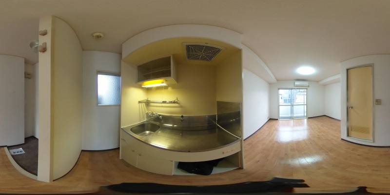 パノラマ画像キッチン