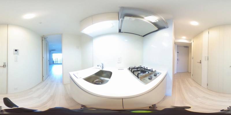 パノラマ画像キッチン