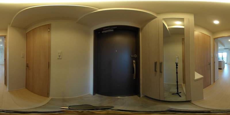 パノラマ画像玄関