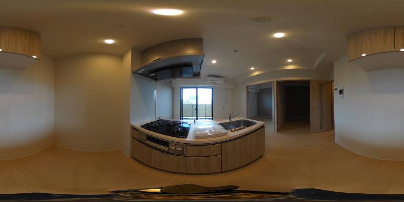 パノラマ画像キッチン