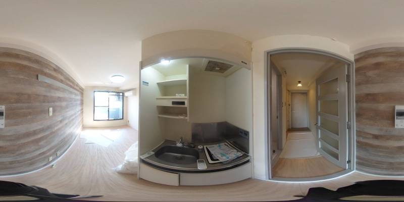 パノラマ画像キッチン