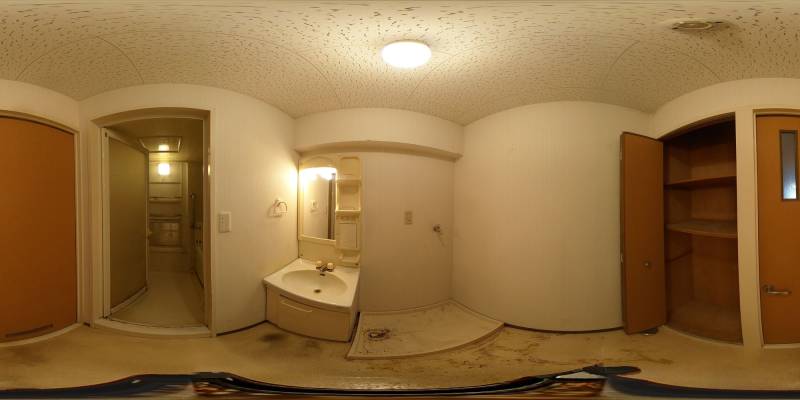 パノラマ画像洗面所