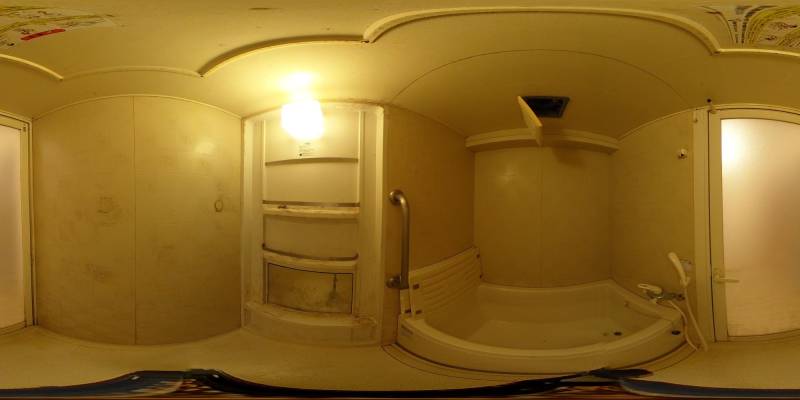 パノラマ画像バスルーム