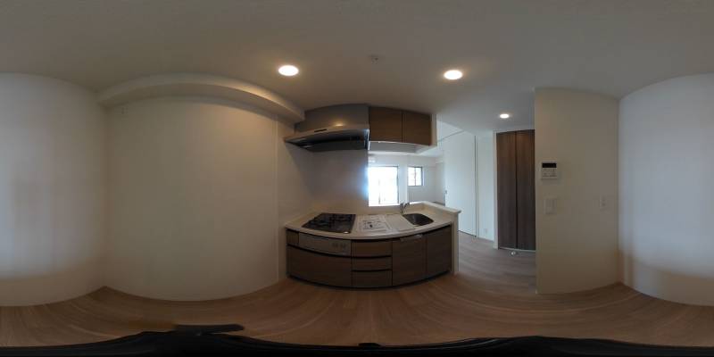 パノラマ画像キッチン