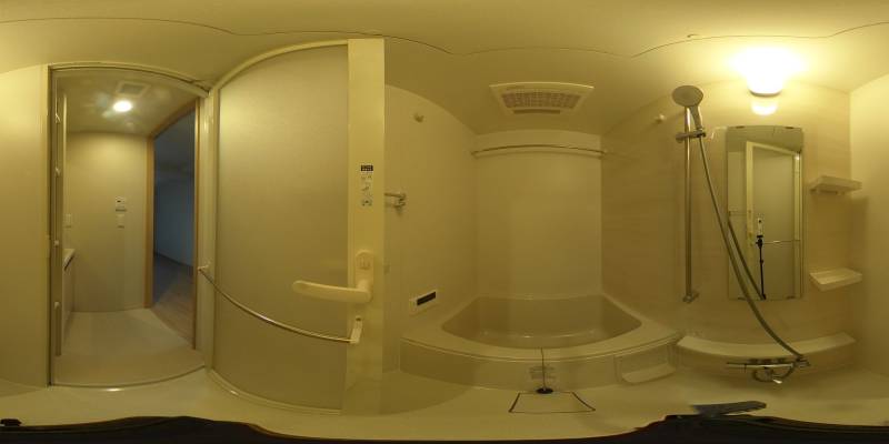 パノラマ画像バスルーム