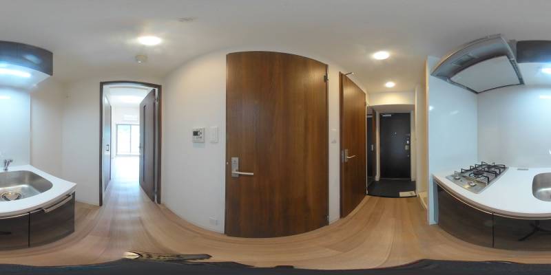 パノラマ画像キッチン