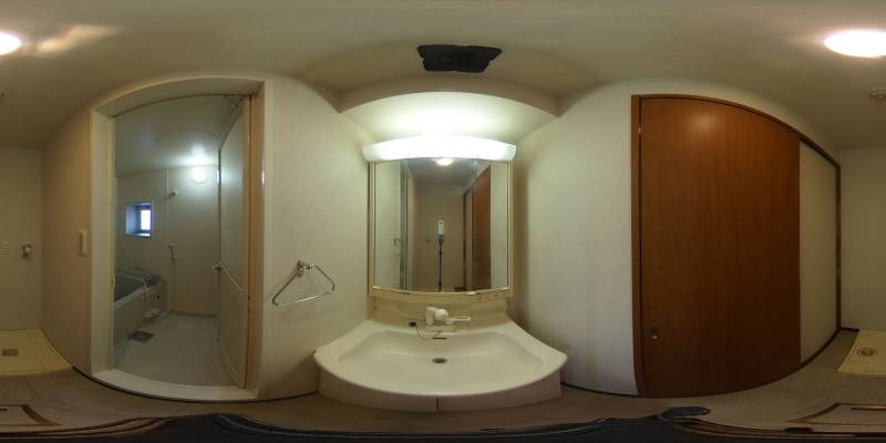 パノラマ画像洗面所