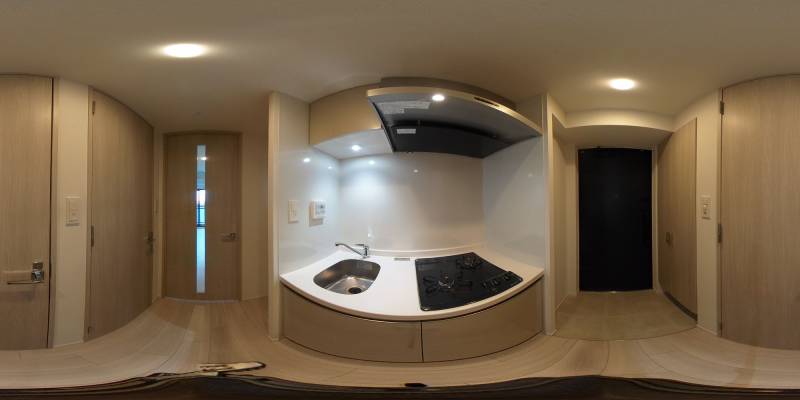 パノラマ画像キッチン