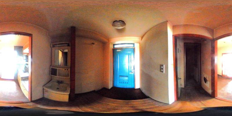 パノラマ画像玄関