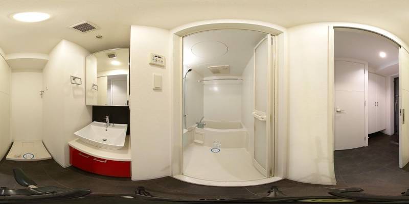 パノラマ画像洗面所